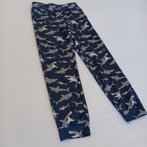 Shark Themed Sweats Sz 150 (10-12years Old) With Pockets